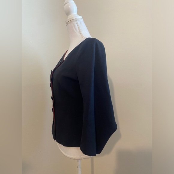 ESCADA Chic Black and Red Button Down Top Size UK 34 or US 8 - Picture 8 of 9